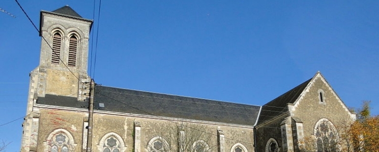 Photo L'&eacute;glise Sainte Colombe - voyage La Flèche
