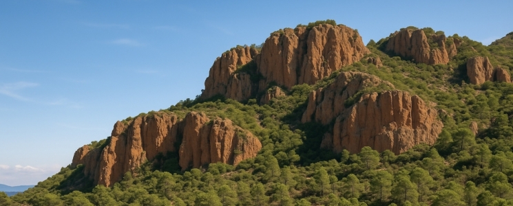 Photo Les Gorges du Blavet : falaises rouges et escapades grandeur nature dans le Var - voyage Bagnols-en-Forêt
