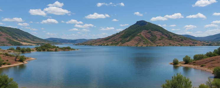 Photo Lac du Salagou : un petit air de Mars&hellip; en plein c&oelig;ur de l&rsquo;H&eacute;rault - voyage Clermont-l'Hérault