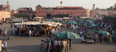 Photo Place Jem&acirc;a-el-Fna - voyage Marrakech