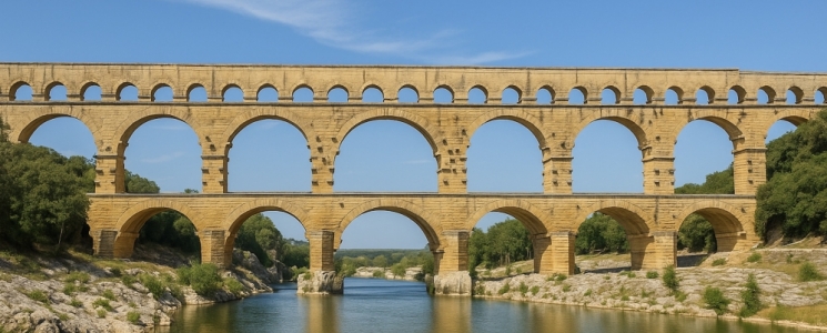Photo Le Pont du Gard : un chef-d&rsquo;&oelig;uvre romain entre histoire et nature - voyage Vers-Pont-du-Gard
