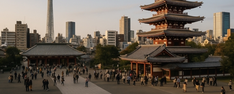 Photo Tokyo : quand la modernit&eacute; flirte avec la tradition - voyage Tokyo